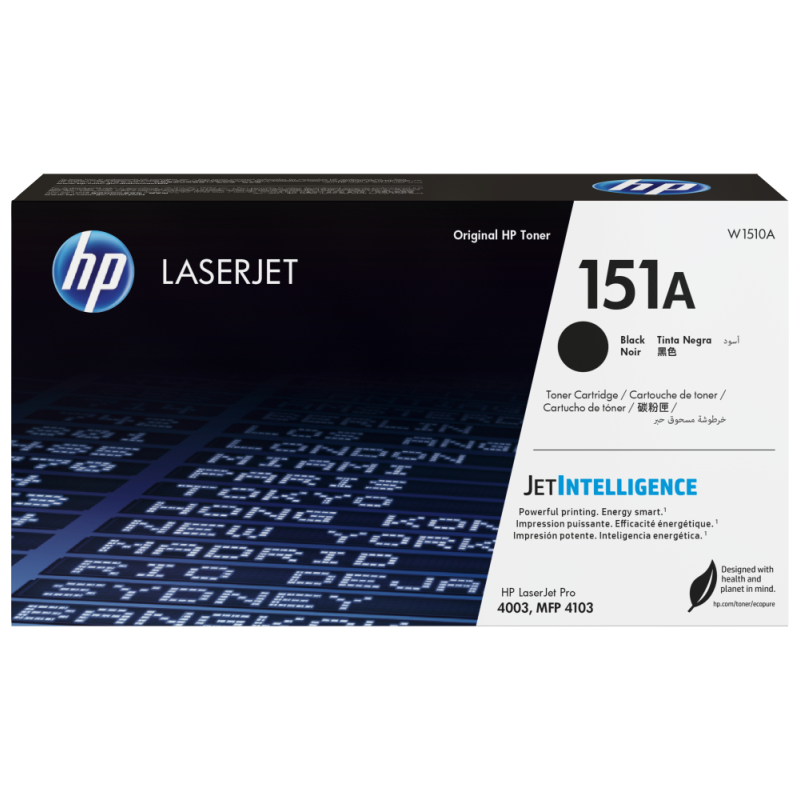 Toner HP LaserJet d'origine 151A Noir (W1510A) Hp