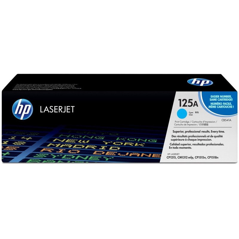 Toner HP LaserJet d'origine 125A Cyan (CB541A) Hp