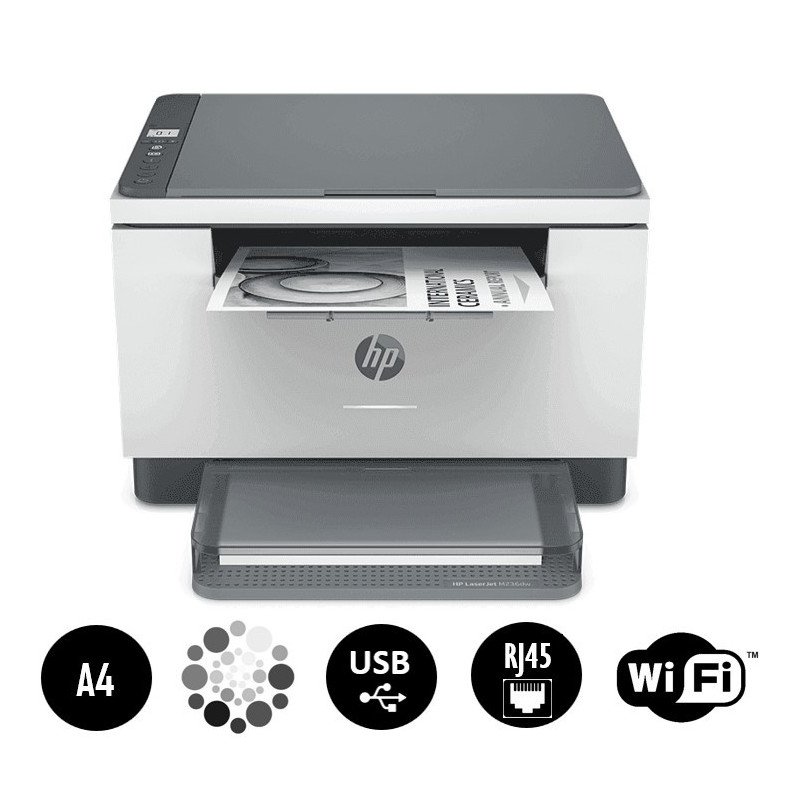 Imprimante Multifonction Laser Monochrome HP M236dw LaserJet (9YF95A) Hp