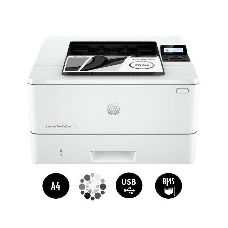 Imprimante Laser Monochrome HP LaserJet Pro 4003dn (2Z609A)