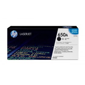 Toner HP LaserJet d'origine 650A Noir (CE270A) Hp