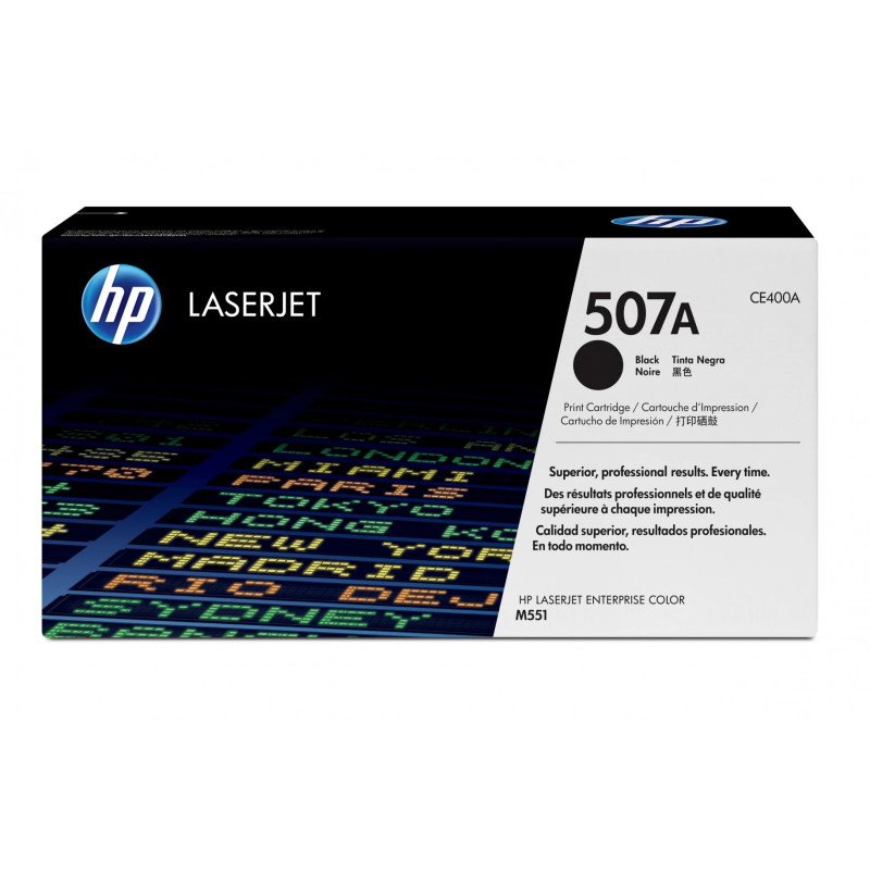 Toner HP LaserJet d'origine 507A Noir (CE400A) Hp