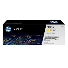 Toner HP LaserJet d'origine 305A Jaune (CE412A) Hp