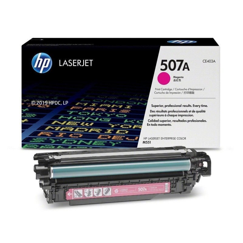 Toner HP LaserJet d'origine 507A Magenta (CE403A) Hp