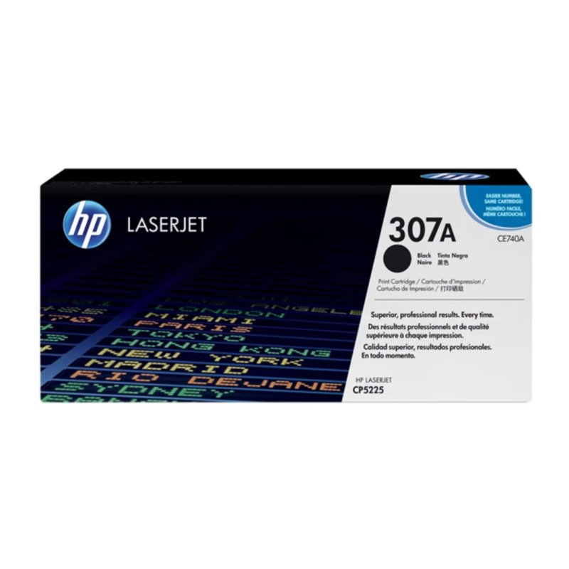 Toner HP LaserJet d'origine 307A Noir (CE740A) Hp