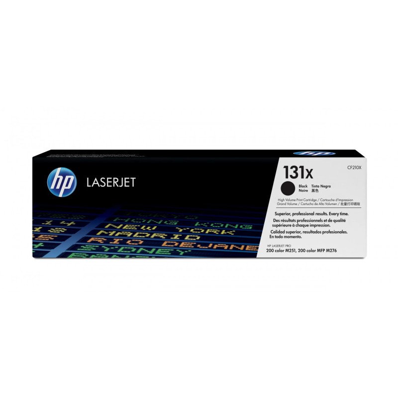 Toner grande capacité HP LaserJet d'origine 131X Noir (CF210X) Hp