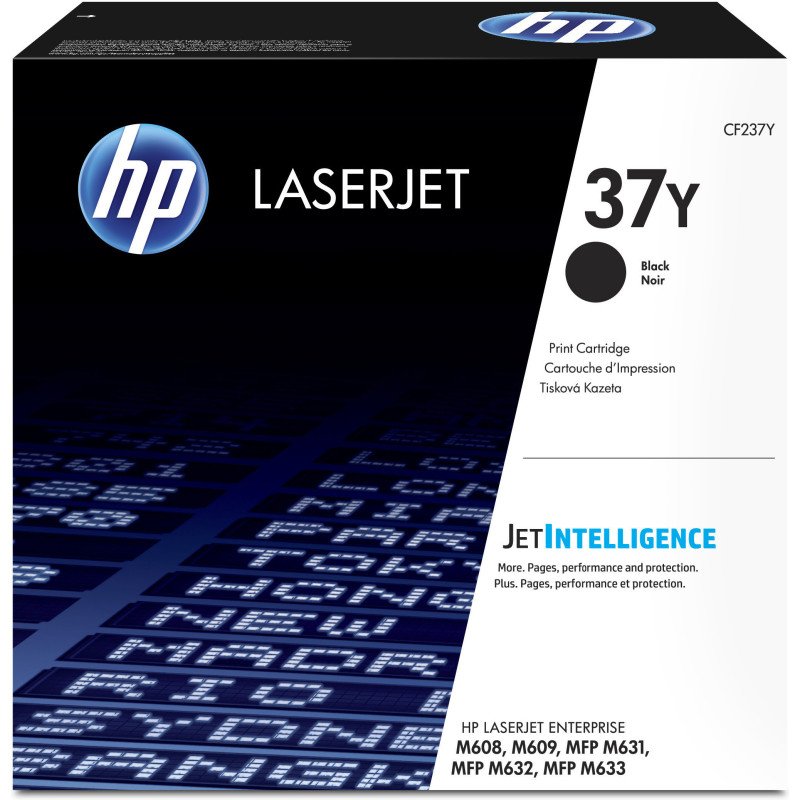 Toner HP LaserJet d'origine 37Y Noir (CF237Y) Hp