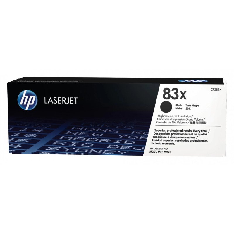 Toner grande capacité HP LaserJet d'origine 83X Noir (CF283X) Hp