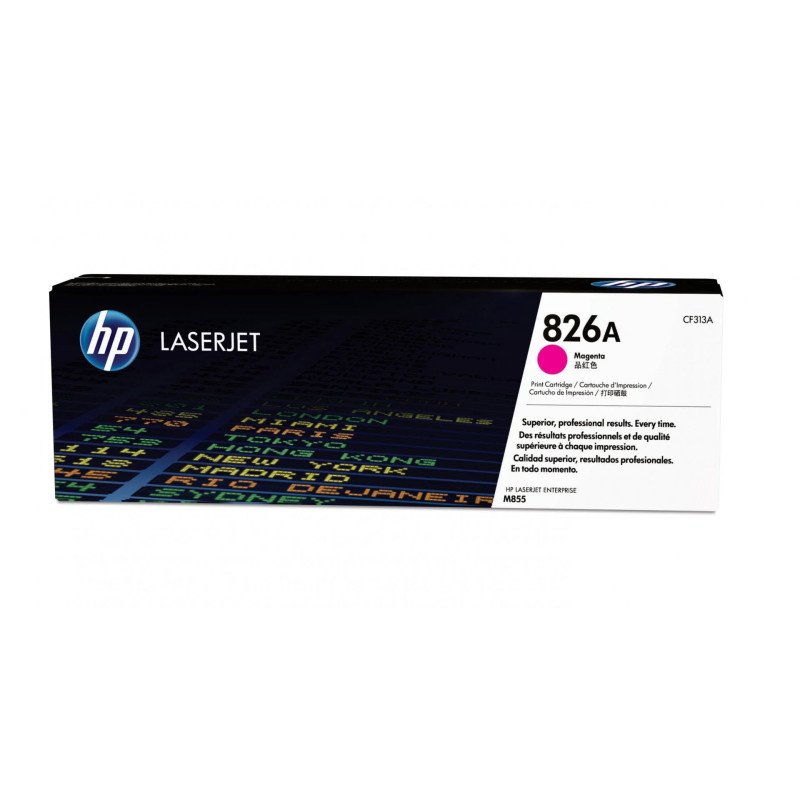 Toner HP LaserJet d'origine 826A Magenta (CF313A) Hp