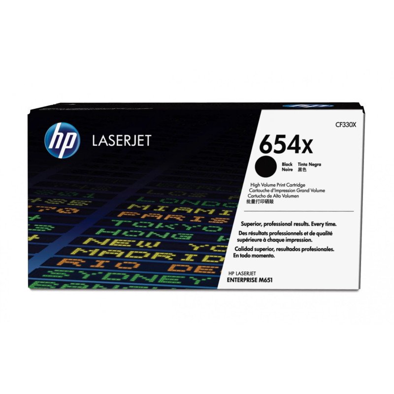 Toner grande capacité HP LaserJet d'origine 654X Noir (CF330X) Hp