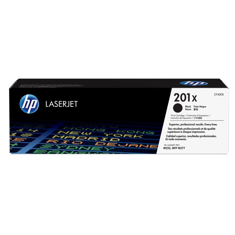 Toner grande capacité HP LaserJet d'origine 201X Noir (CF400X) Hp