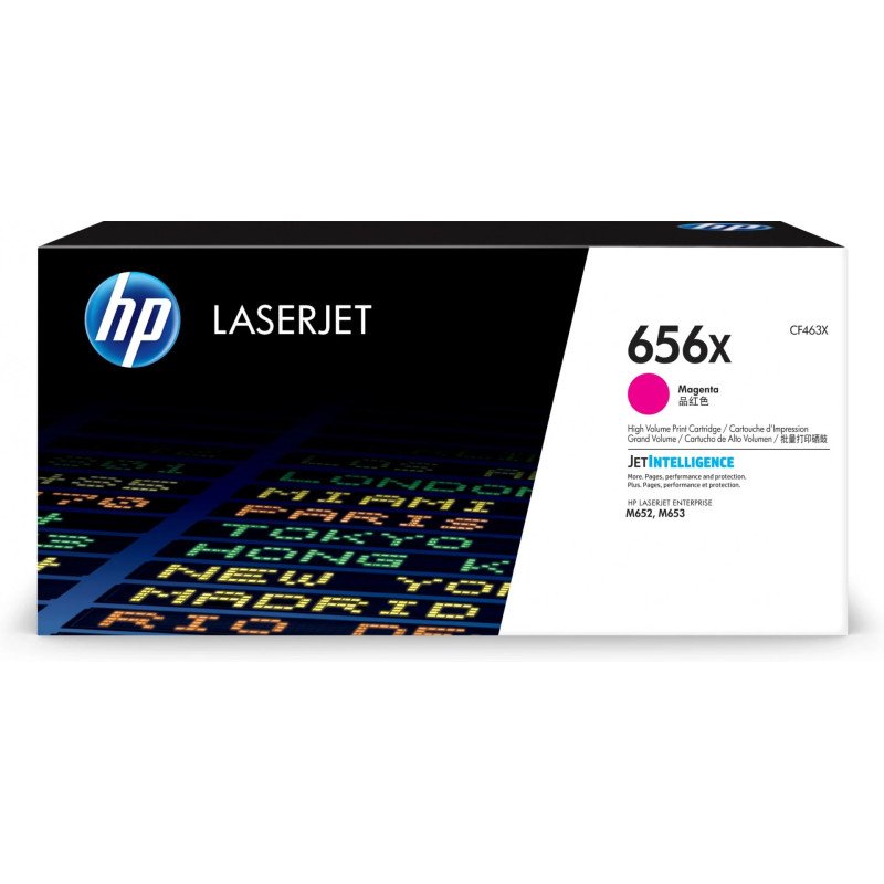 Toner HP 656X Magenta LaserJet Cartridge 22 Pages CF463X Hp