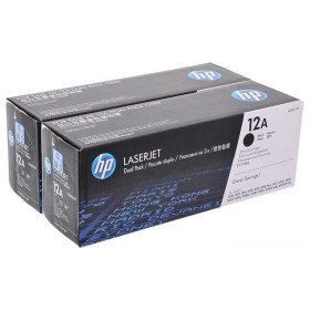 Pack de 2 Toner HP LaserJet d'origine 12A Noir (Q2612AF) Hp
