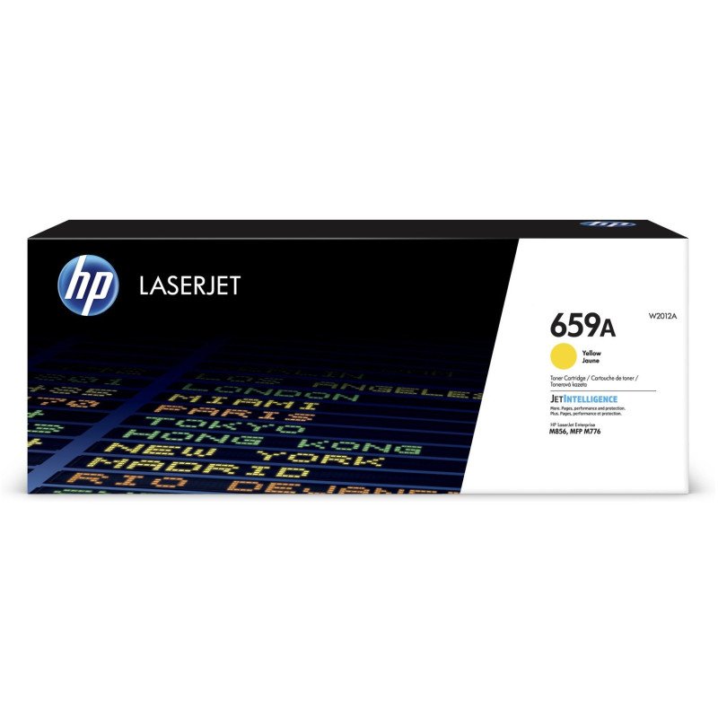 Toner HP LaserJet d'origine 659A Jaune (W2012A) Hp