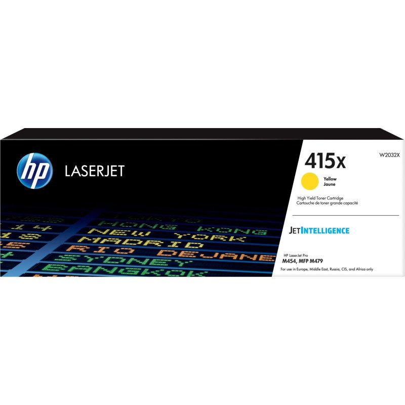 Toner HP d'origine à grande capacité 415X Jaune (W2032X) Hp