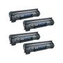 Pack 4 Toner Compatibles CE285A / 85A - Noir GENERIC