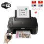 Imprimante CANON WI-FI Couleur 3en1 TS3140 + Cartouches supplémentaires Offert Canon