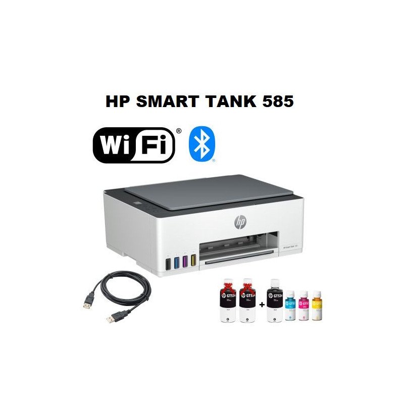 Imprimante HP Smart Tank 585 multifonction à réservoirs rechargeables (1F3Y4A) Hp