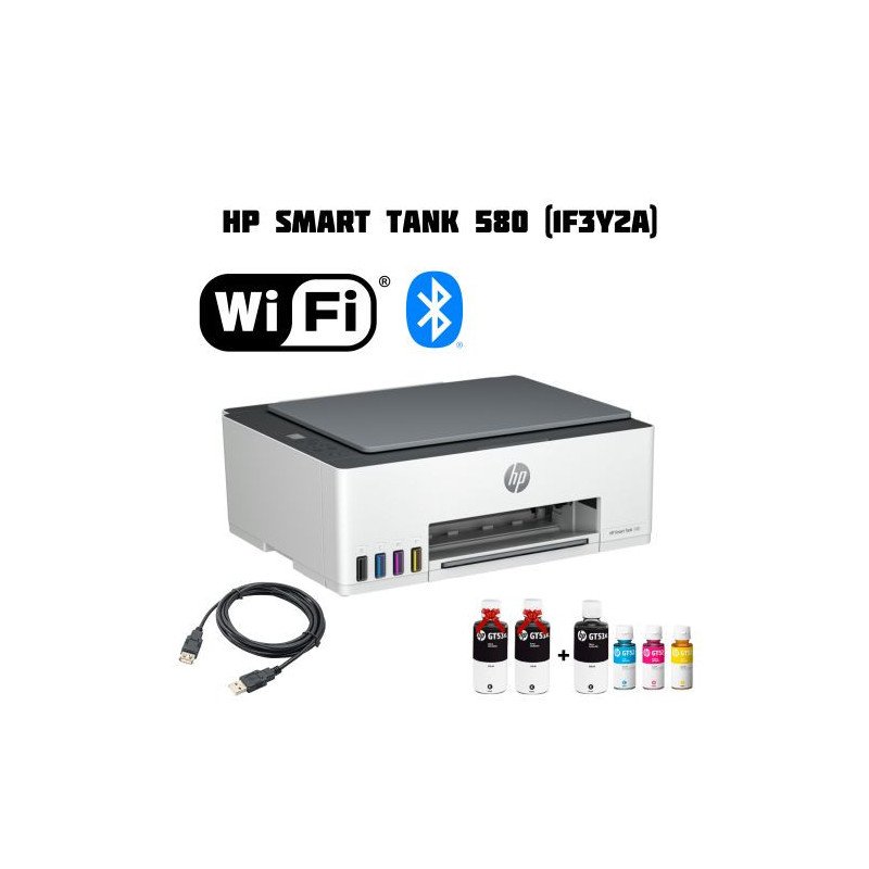 Imprimante HP Smart Tank 580 multifonction à réservoirs rechargeables (1F3Y2A) Hp