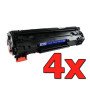 Pack 4 Toner Compatibles CE285A / 85A - Noir