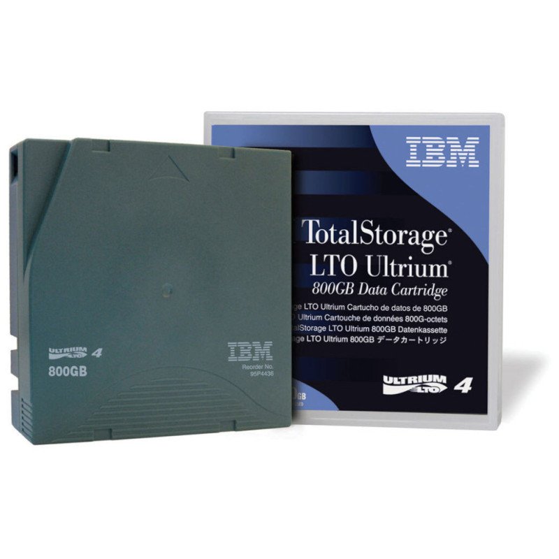 Cartouche de données (bande magnetique) IBM LTO Ultrium 4 - 120 MB/s 800/1.6TB (95P4436) Ibm