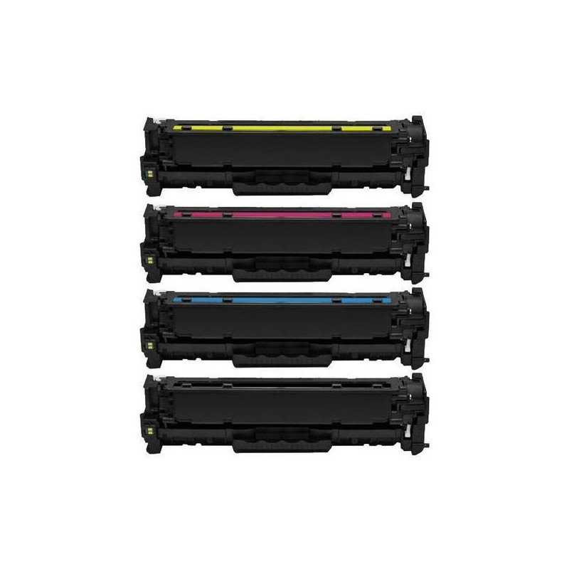 Pack Toner 305A  black/Cyan/Magenta/Yellow CE410A / CE411A / CE412A / CE413A - Compatible GENERIC