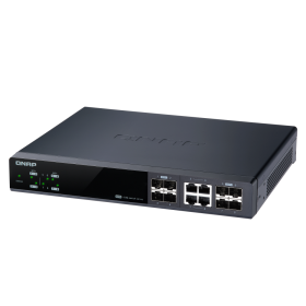 commutateur réseau Géré 10G Ethernet (100/1000/10000) Noir (QSW-M804-4C) Qnap