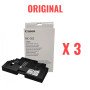 Pack 3 Cartouche de maintenance MC-G02 Original (4589C001AA) Canon