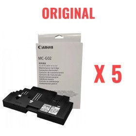 Pack 5 Cartouche de maintenance MC-G02 Original (4589C001AA) Canon