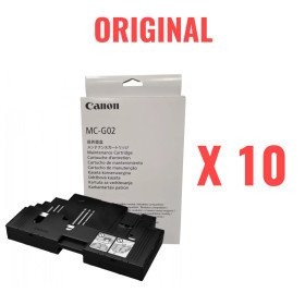 Pack 10 Cartouche de maintenance MC-G02 Original (4589C001AA) Canon