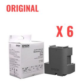 Pack 6 Box de maintenance EPSON T04D1 - Original (C13T04D100) EPSON