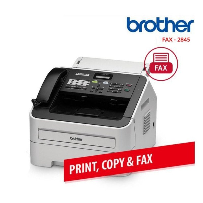 Brother FAX-2845 : Télécopieur laser monochrome avec combiné téléphonique Brother