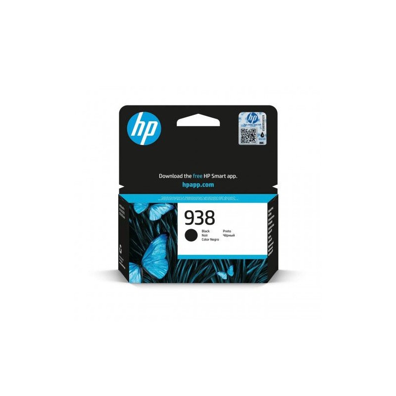 HP 938 Cartouche Encre Authentique Noir (4S6X8PE) Hp