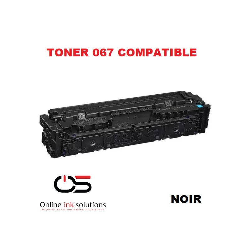 Toner 067 Compatible NOIR pour les imprimantes MF656Cdw, MF654Cdw, MF653Cdw, LBP633Cdw et LBP632Cdw GENERIC