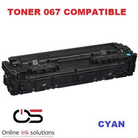 Toner 067 Compatible CYAN/BLEU pour les imprimantes MF656Cdw, MF654Cdw, MF653Cdw, LBP633Cdw et LBP632Cdw GENERIC