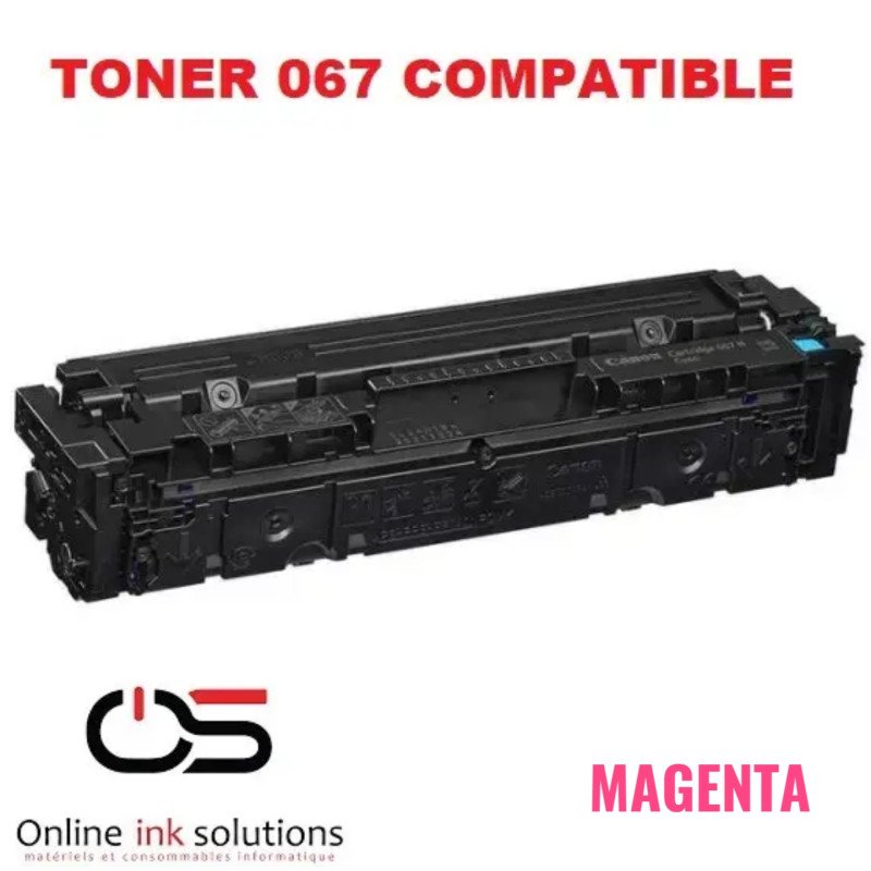 Toner 067 Compatible MAGENTA pour les imprimantes MF656Cdw, MF654Cdw, MF653Cdw, LBP633Cdw et LBP632Cdw GENERIC