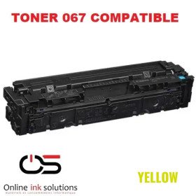 Toner 067 Compatible YELLOW pour les imprimantes MF656Cdw, MF654Cdw, MF653Cdw, LBP633Cdw et LBP632Cdw GENERIC