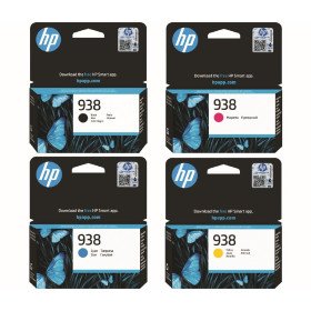 Pack cartouches hp 938 Black/Cyan/Magenta/Yellow - Original GENERIC