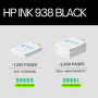 Pack cartouches hp 938 Black/Cyan/Magenta/Yellow - Original