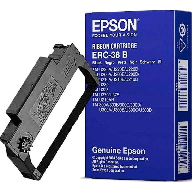 Epson Ruban Noir ERC-38 B - ERC38B (C43S015374)