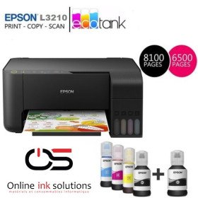 Imprimante Epson EcoTank L3210 multifonction à réservoirs rechargeables (C11CJ68403) EPSON