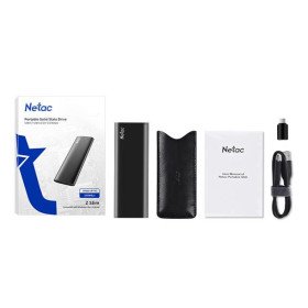 Disque dur 2TB SSD Externe Netac Z SLIM USB3.2 Gen2 Type-C (NT01ZSLIM-002T-32BK) Netac