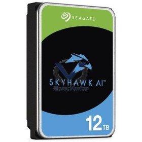 Disque dur 12TB interne Seagate SKYHAWK SURVEILLANCE AI 7200 RPM SATA III 512 MO (ST12000VE003) Seagate