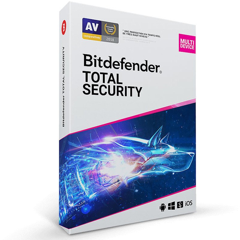 Bitdefender Total Security - 3 Postes / 1 an Bitdefender