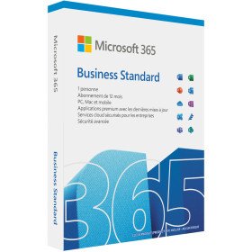 Microsoft 365 Business Standard Français - abonnement 12 mois pour 1 personne (PC, Mac, iOS et Android) Microsoft