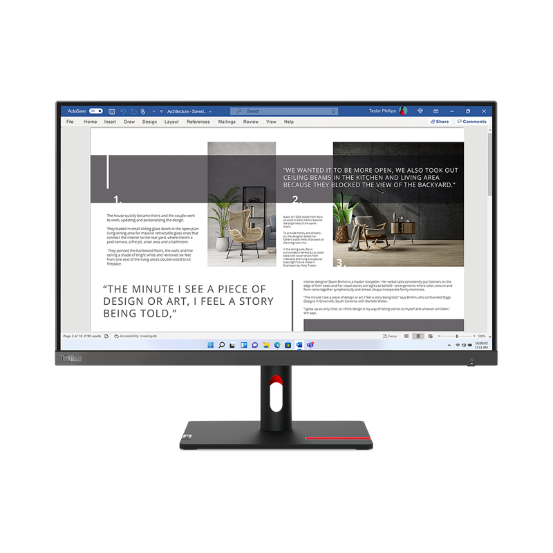 Moniteur Écran Lenovo ThinkVision S27i-30 27'' (63DFKAT4EU) Lenovo