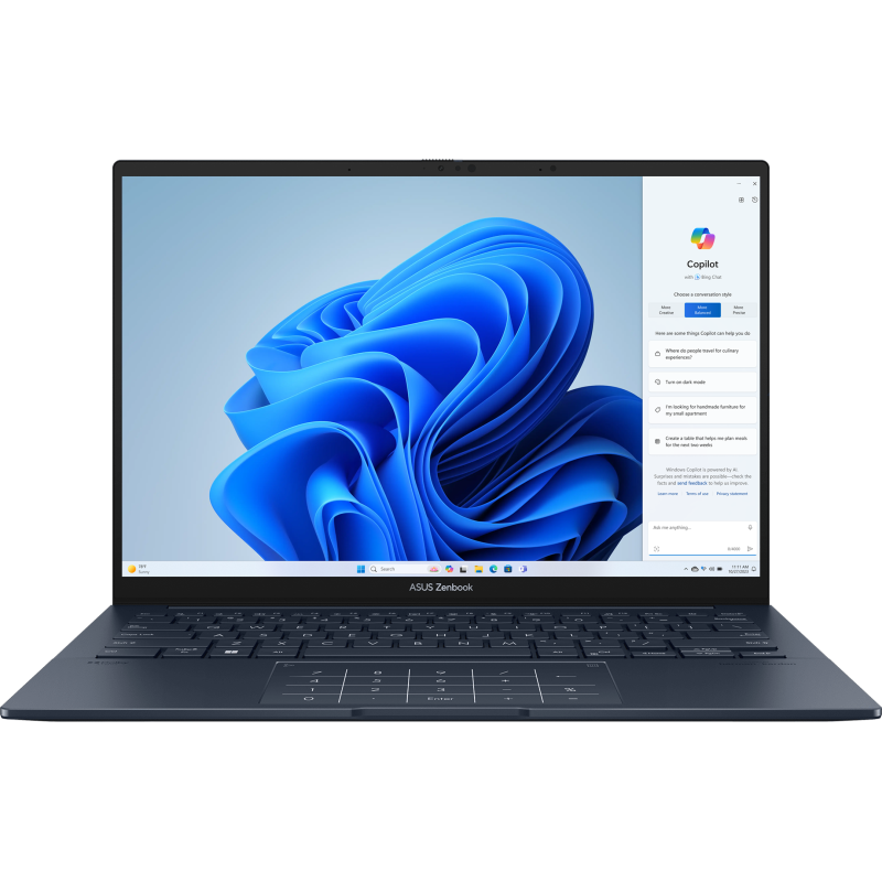 Ordinateur Portable Asus Zenbook 14 OLED UX5304MA-QD183W– ULTRA 7 (90NB11R1-M009Z0) Asus