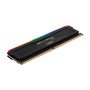 Barrette mémoire RAM Ballistix Black RGB DDR4 8 Go 3200 MHz (BALISTIX8G3200M-RGB) 