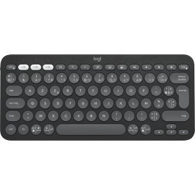 LOGITECH - Clavier sans fil - Pebble Keys 2 K380s - Bluetooth - Bouton Easy-Switch - Graphite - (920-011803) Logitech