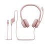 LOGITECH CASQUE H390 Avec fil Arceau Bureau/Centre d'appels USB Type-A Rose (981-001281) Logitech